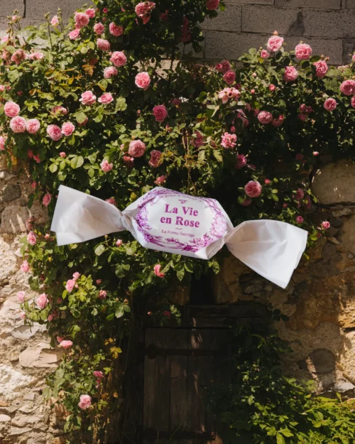 La vie en rose Infusion papillote Tilleul, Rose, Hibiscus - Ferme Sauvage Haute-Savoie