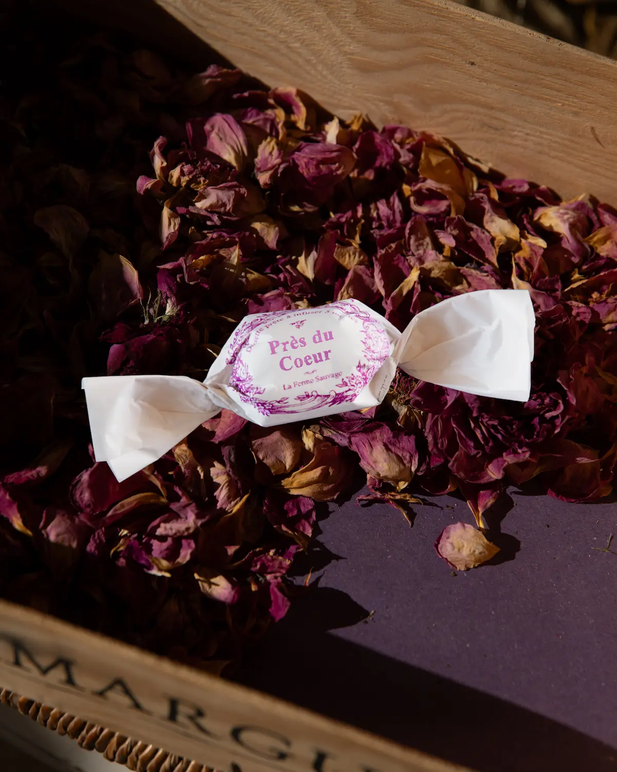 Tisane Verveine Bouton de rose, fait à la Ferme Sauvage en Haute-Savoie